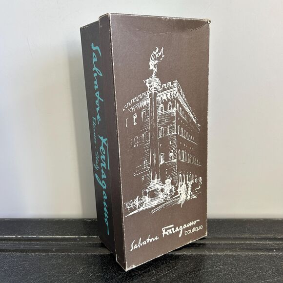 Vintage 50s/60s Salvatore Ferragamo Decorative Shoebox - Picture 1 of 8